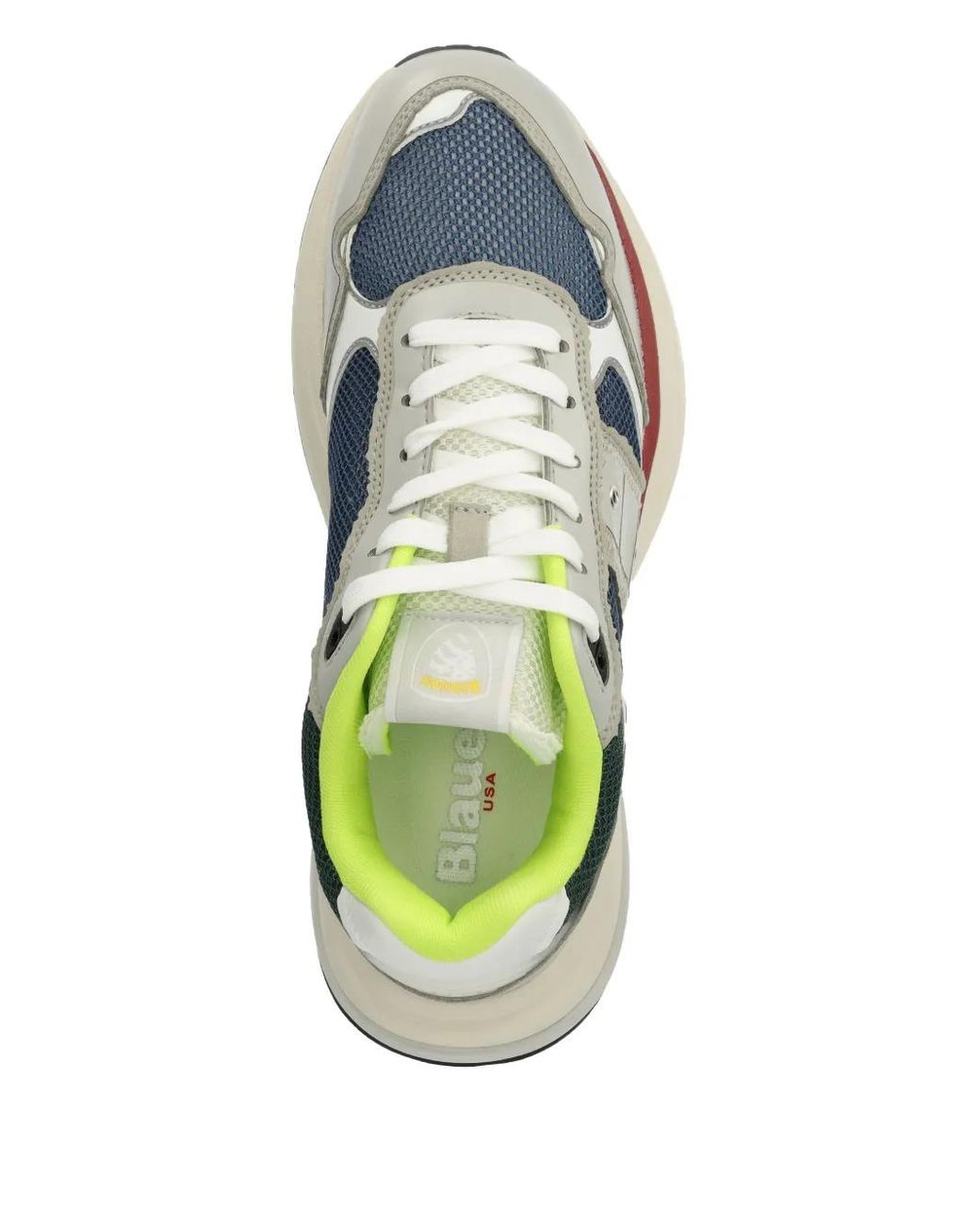 Blauer Eagle 02 Sneakers Mit Einsätzen in Blue für Herren