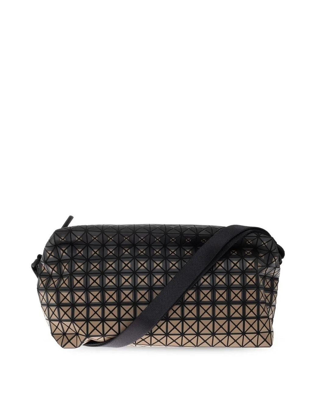 Issey Miyake Black Sacoche À Motif Géométrique for men