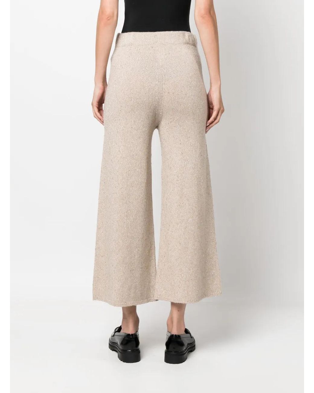Fabiana Filippi Natural Wool Blend Trousers