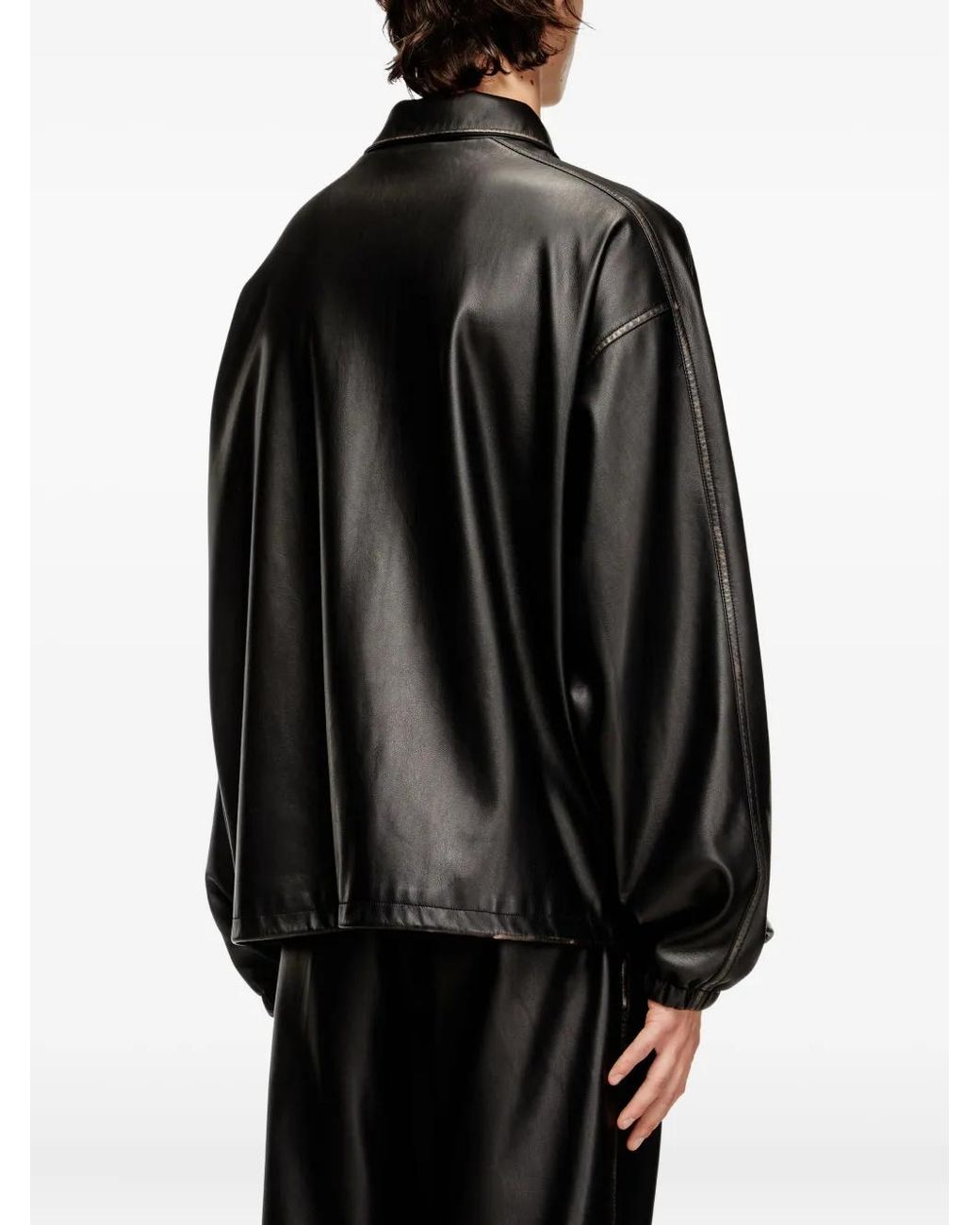 DIESEL Black J-Ake Panelled Jacket