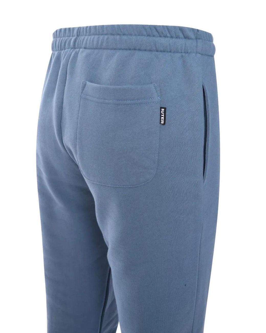 Iuter Blue Logo Track Pants for men