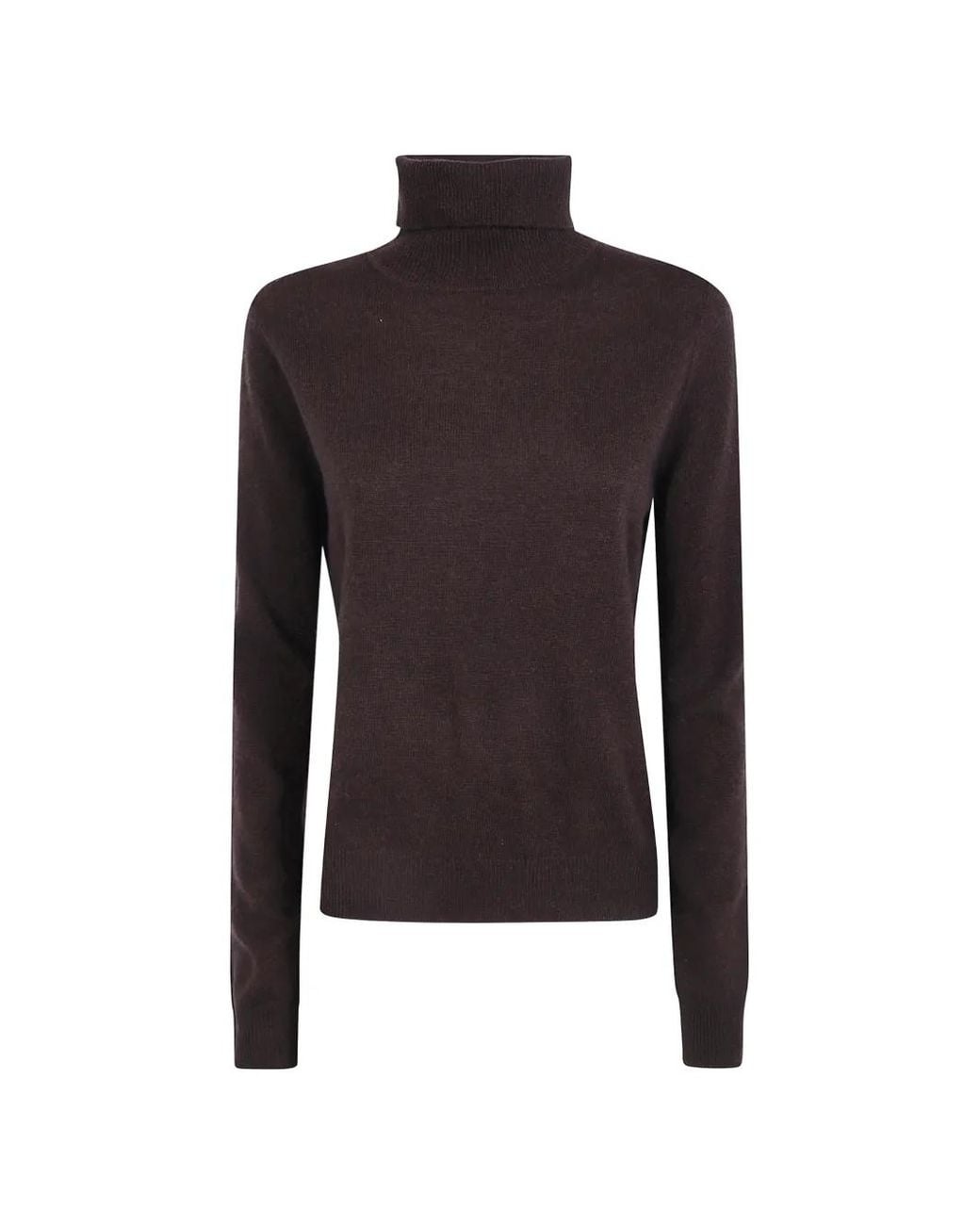 ABSOLUT CASHMERE Brown Roll-Neck Cashmere Sweater