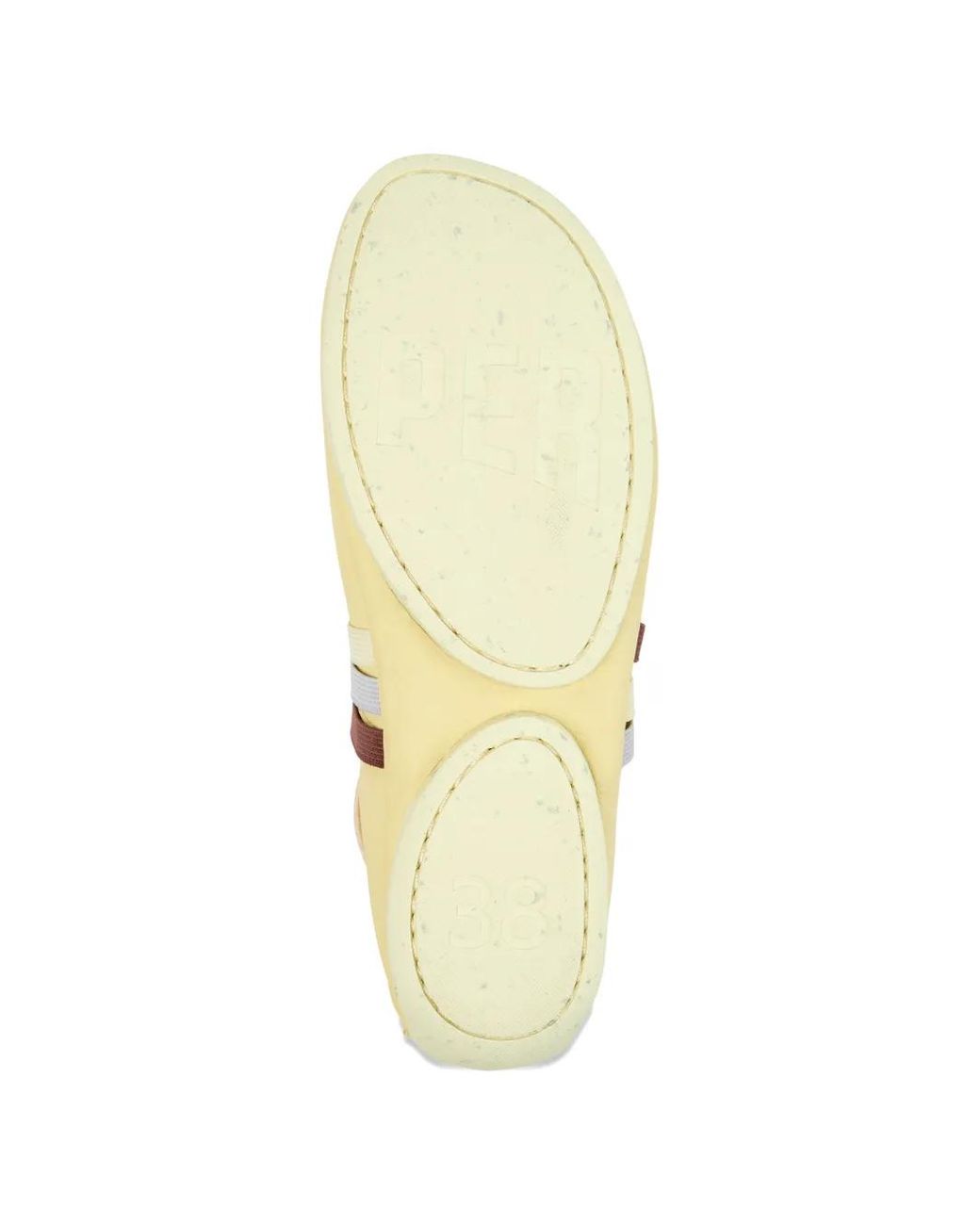 Camper Metallic Twins Elasticated-Strap Ballet Flats