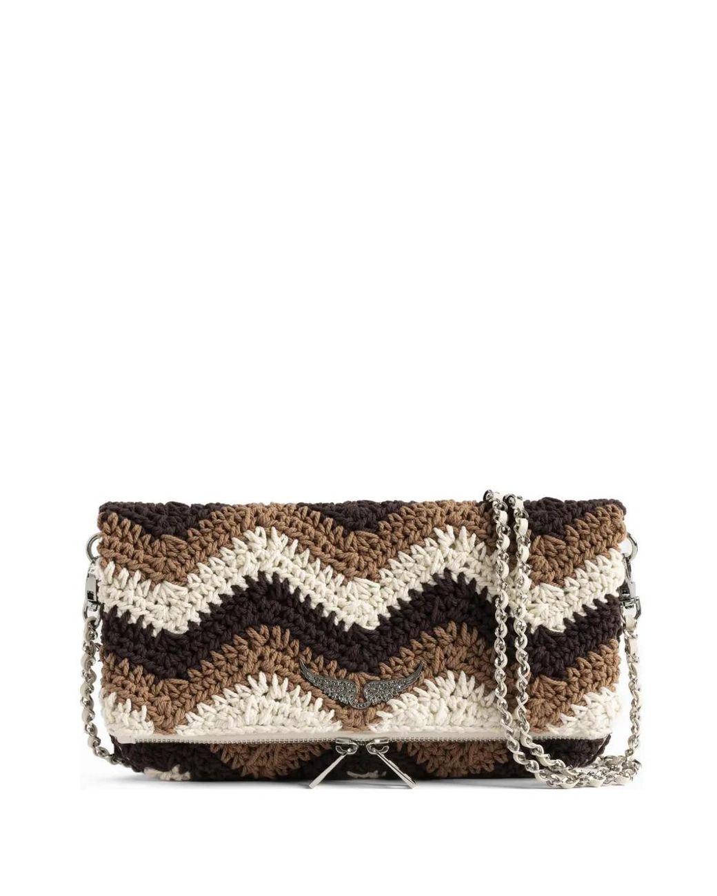 Zadig & Voltaire Multicolor Sac À Bandoulière Rock Macrame