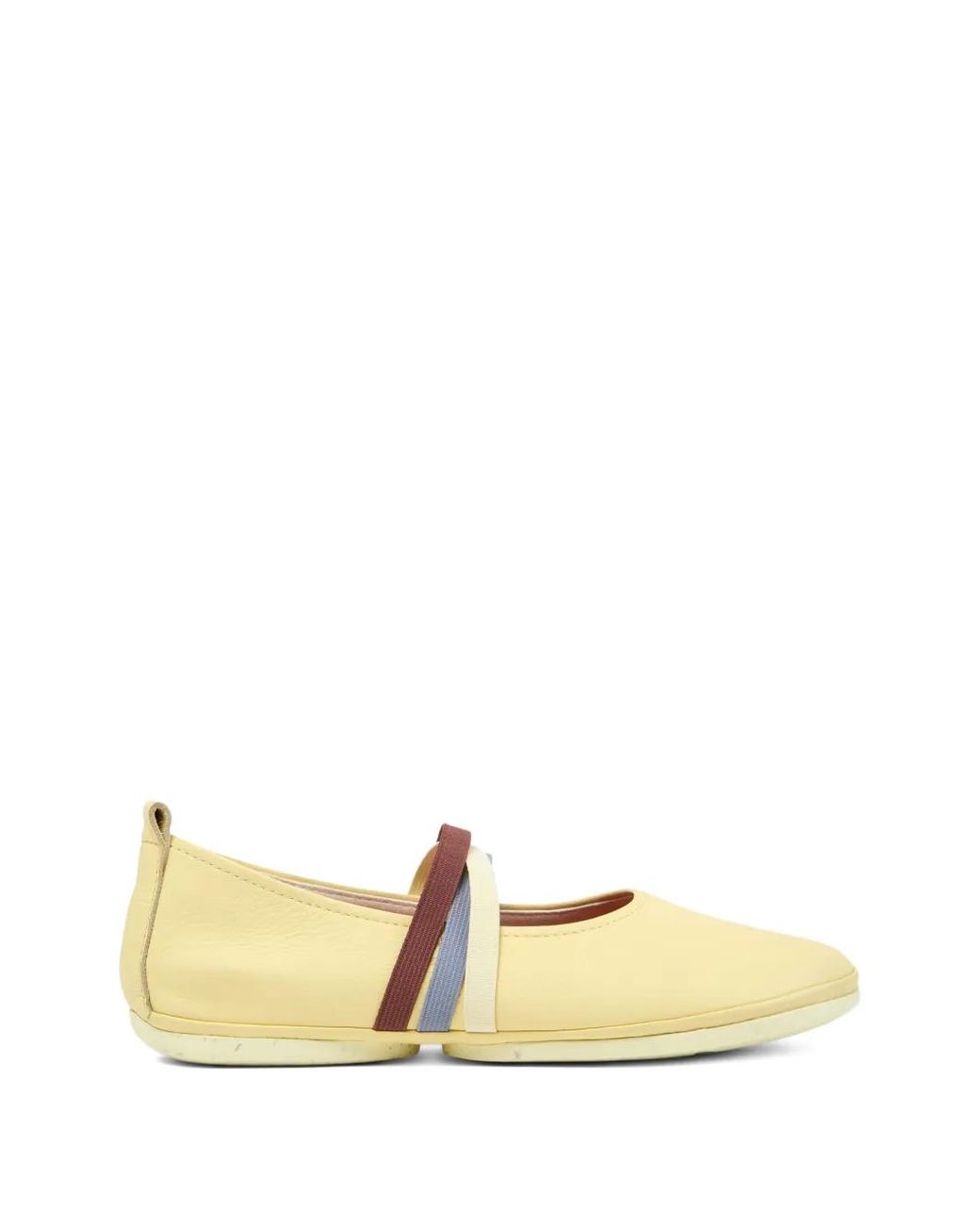 Camper Metallic Twins Elasticated-Strap Ballet Flats