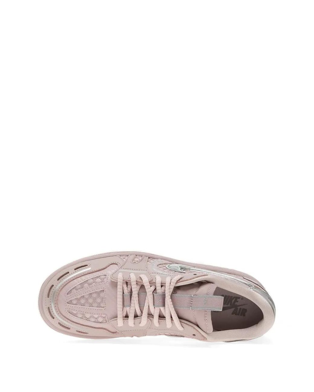 Nike Pink Air W 1 Low Method Of Make Lace-Up Sneakers