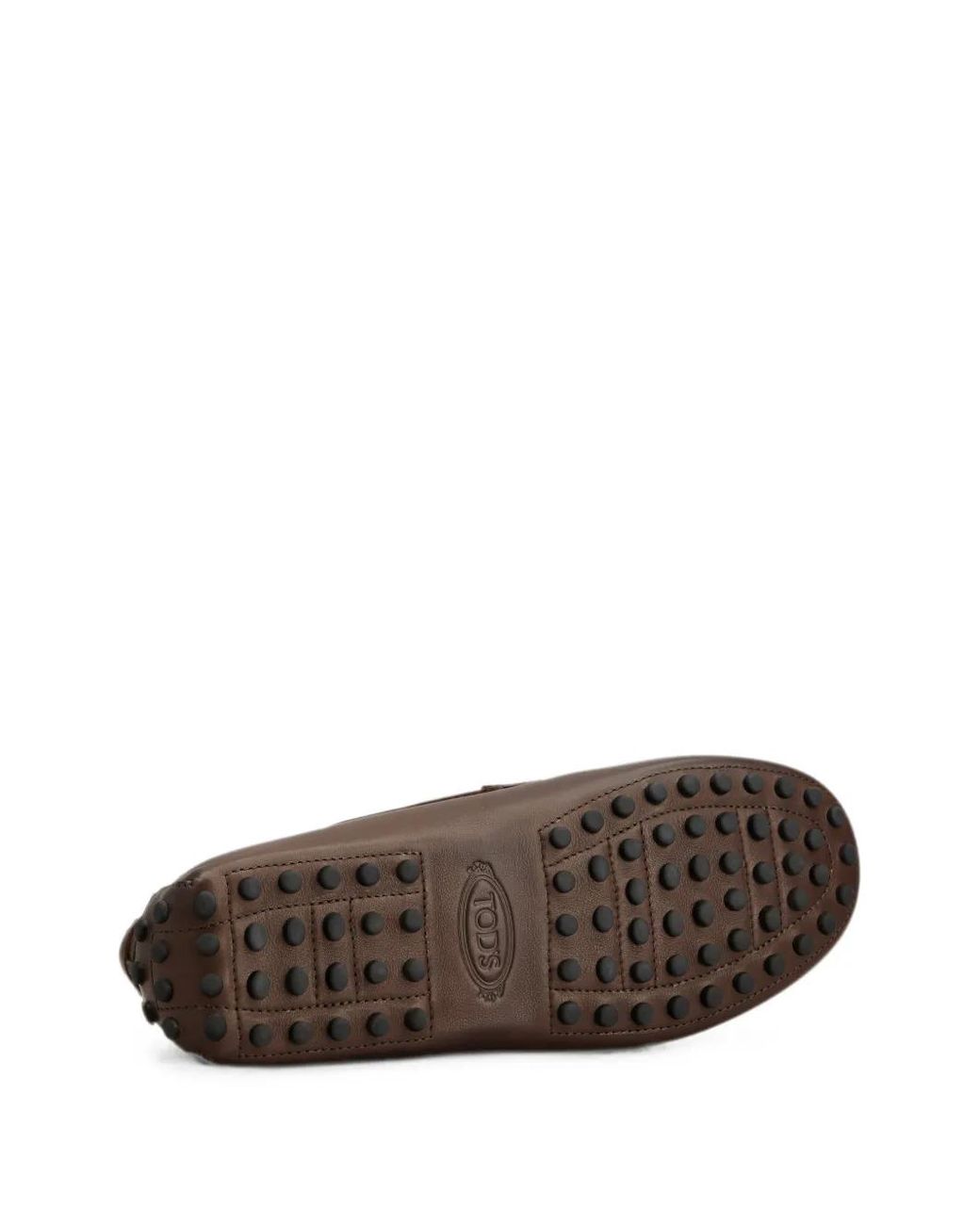 Tod's Brown Gommino Leather Loafers for men