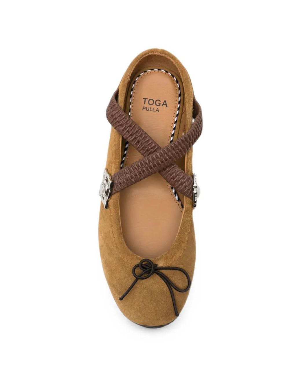 Toga White Pulla Ballet Flats