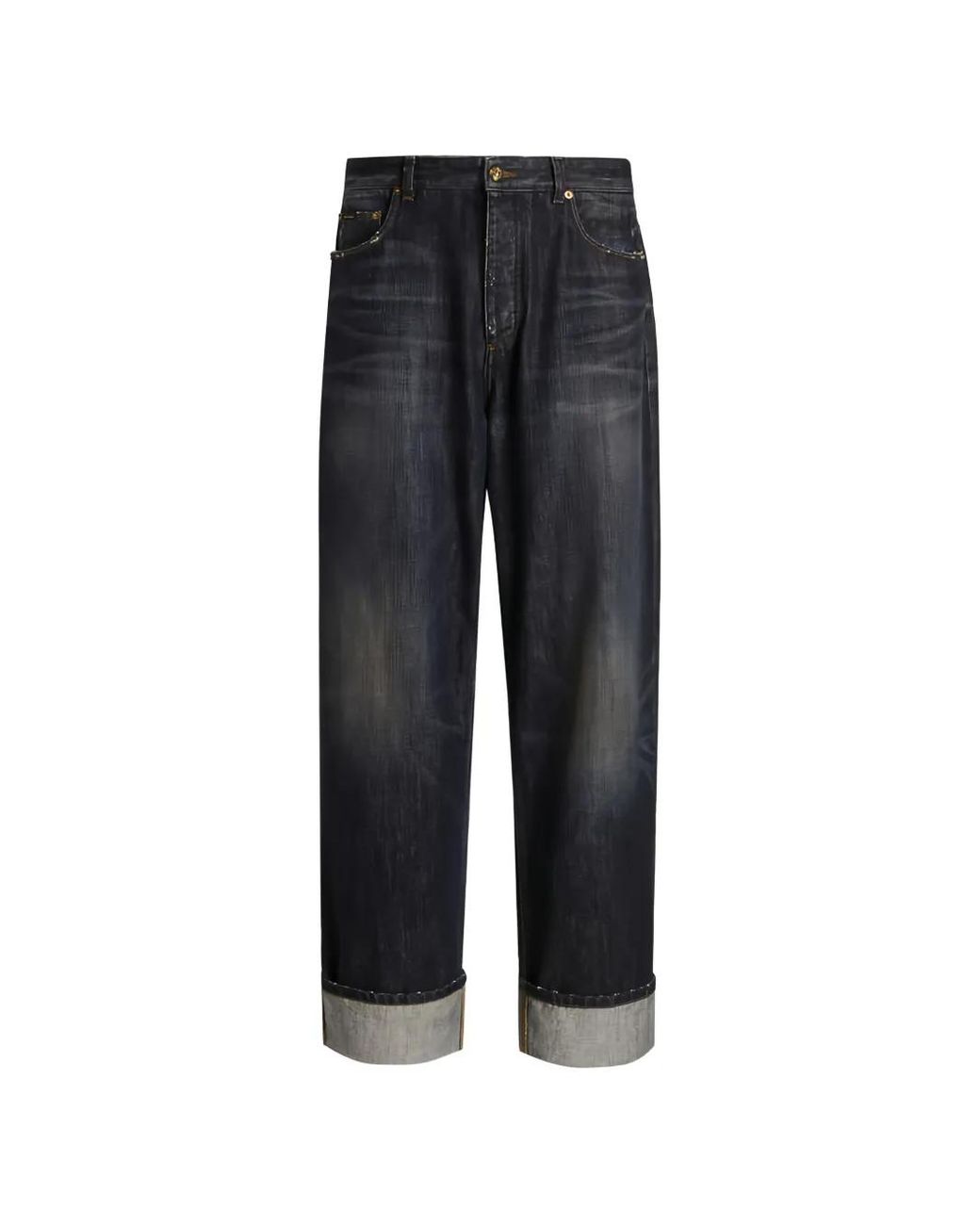 Dolce & Gabbana Blue Denim Trousers for men