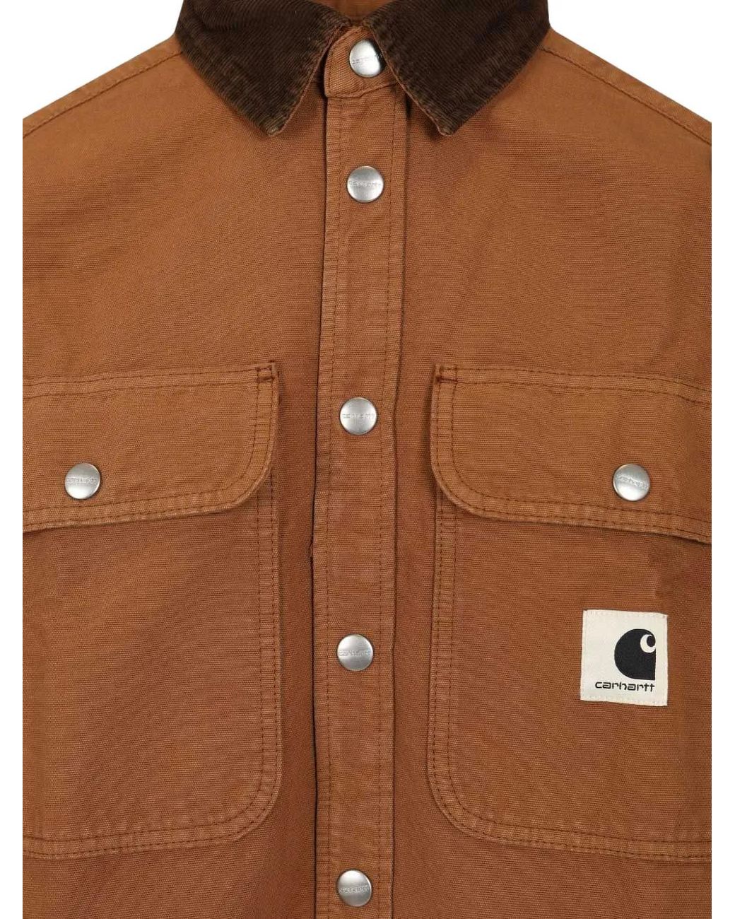 Carhartt Brown Prescott Buttoned Overshirt