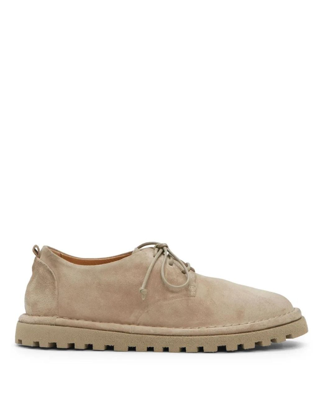 Marsèll Brown Sancrispa Alta Suede Derby Shoes
