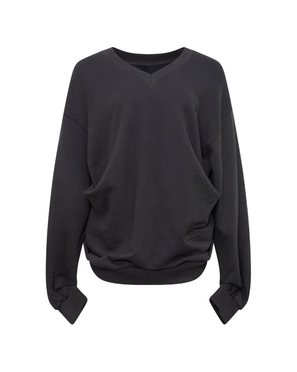 OPEN YY Blue V-Neck Sweatshirt
