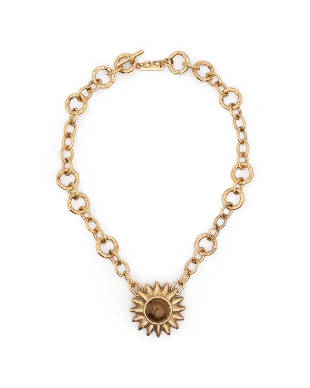 Raquel Diniz Metallic Sun Necklace