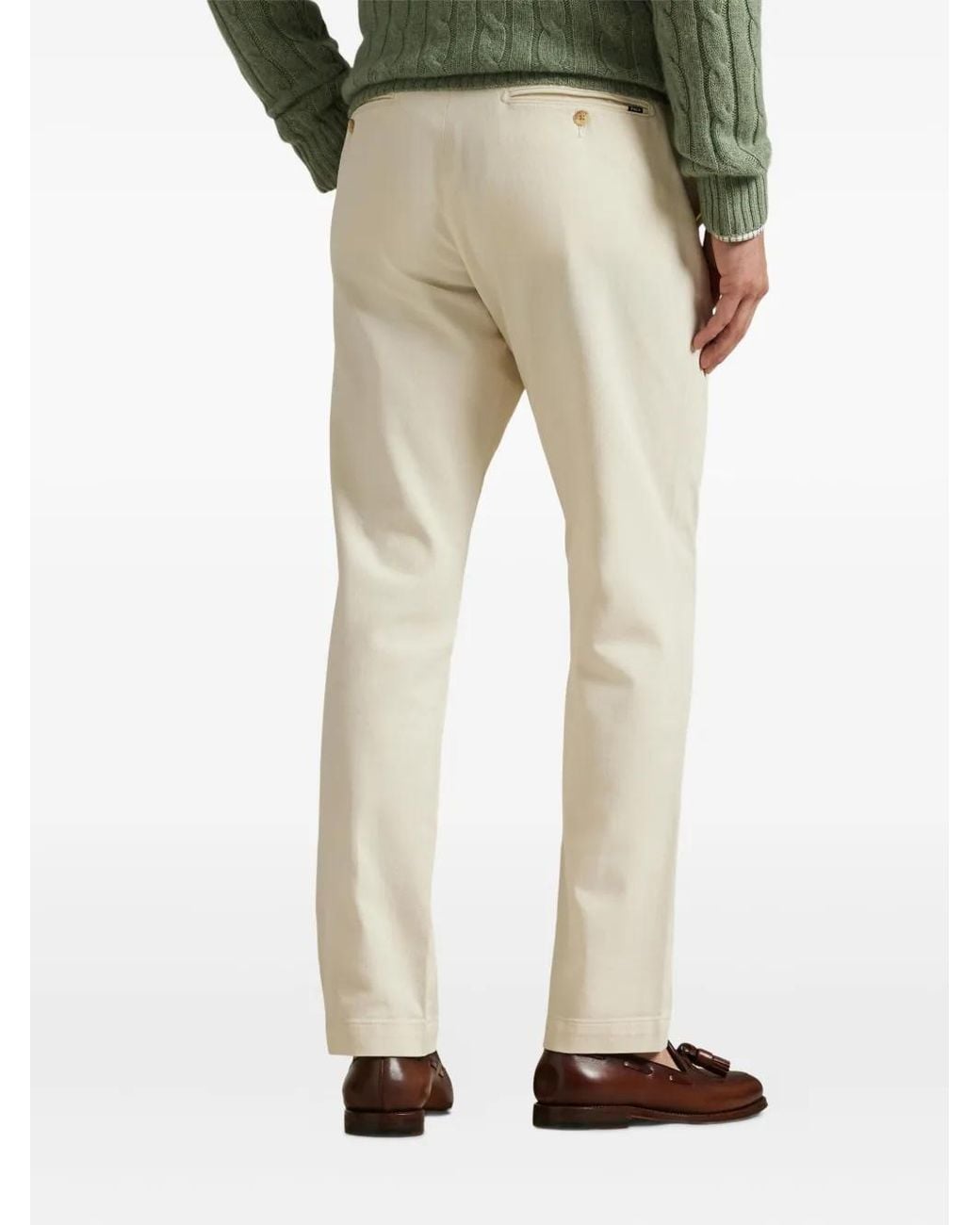 Polo Ralph Lauren Natural Belt Loops-Detail Trousers for men