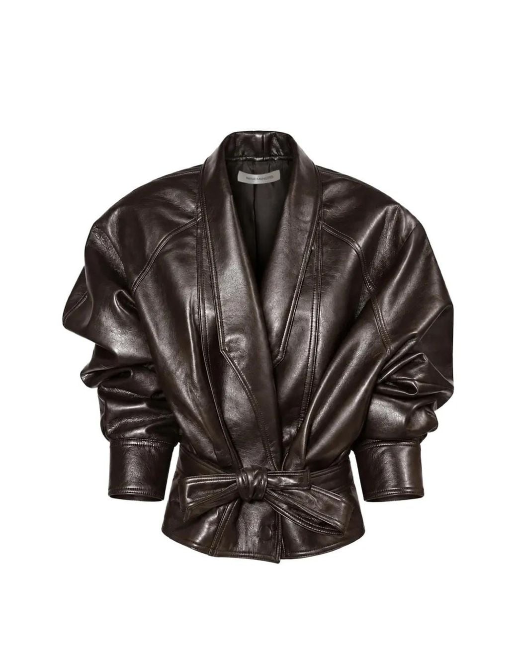 Nineminutes Gray Veste The Box Sports 80's À Taille Ceinturée