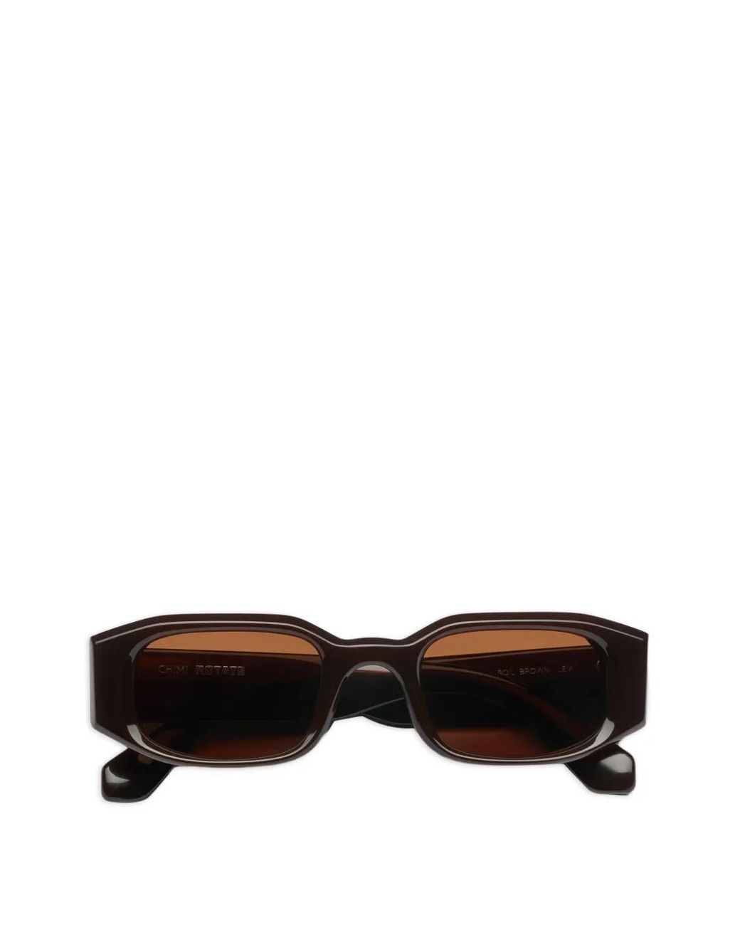 Chimi Brown Levi Brille Mit Eckigem Gestell