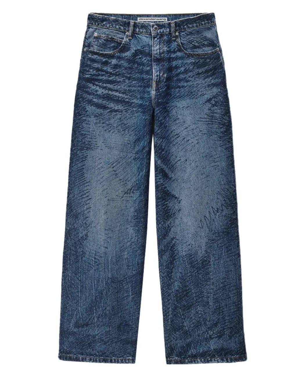 Alexander Wang Jeans Mit Logo-Patch in Blue für Herren