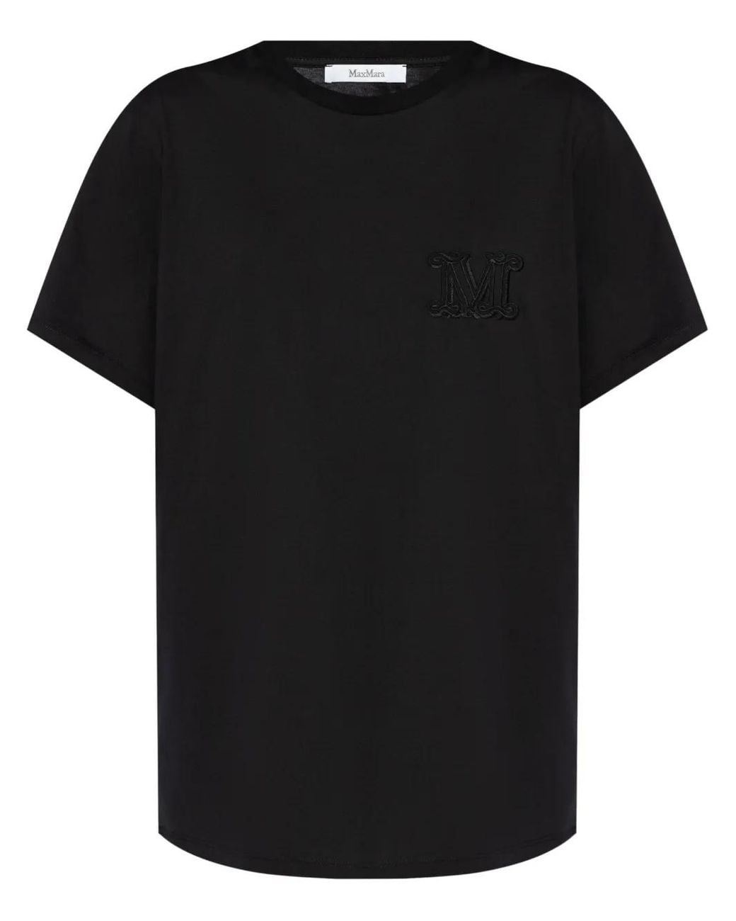 Max Mara Black T-Shirts And Polos