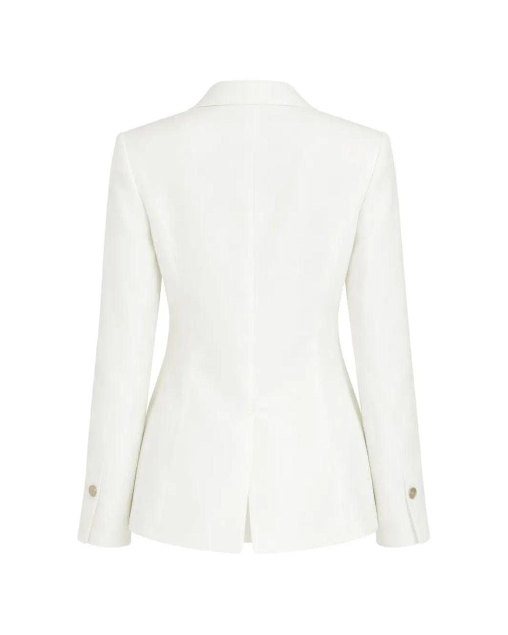 Pinko White Single-Breasted Blazer