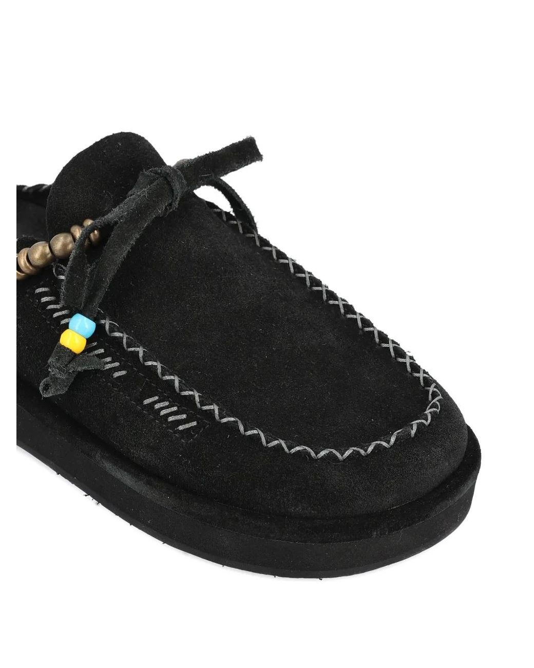CALEB PARIS Mules Brodées in Black | Lyst