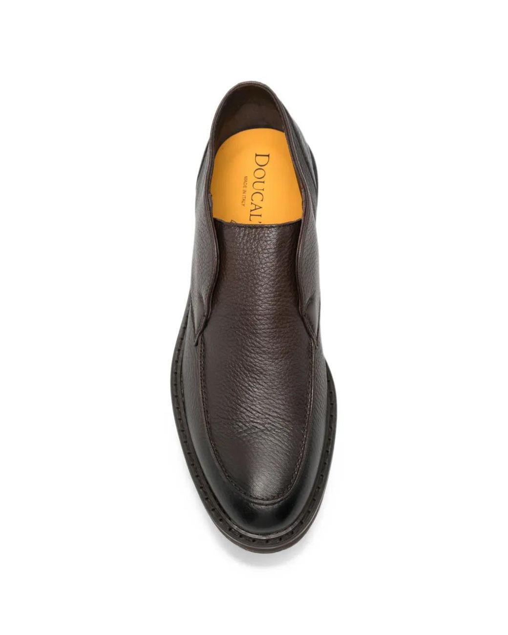 Doucal's Black Bottines En Cuir Grainé for men