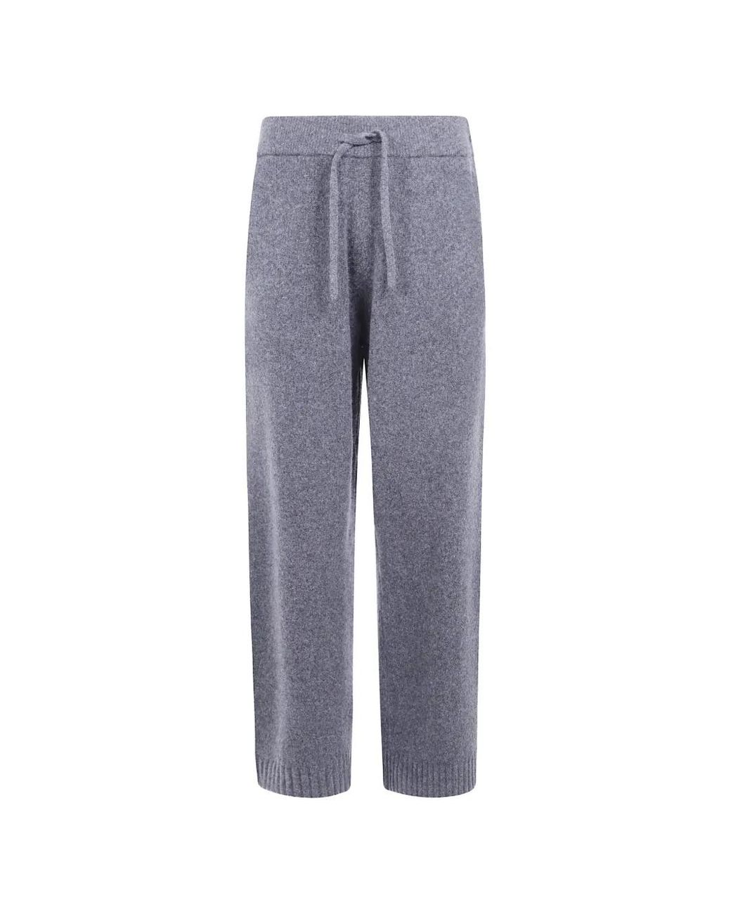 Represent Blue Drawstring Wool Track Pants for men