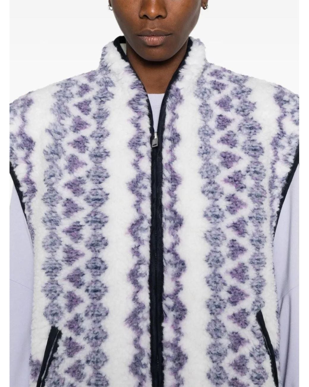 Isabel Marant Purple Sleeveless Gilet