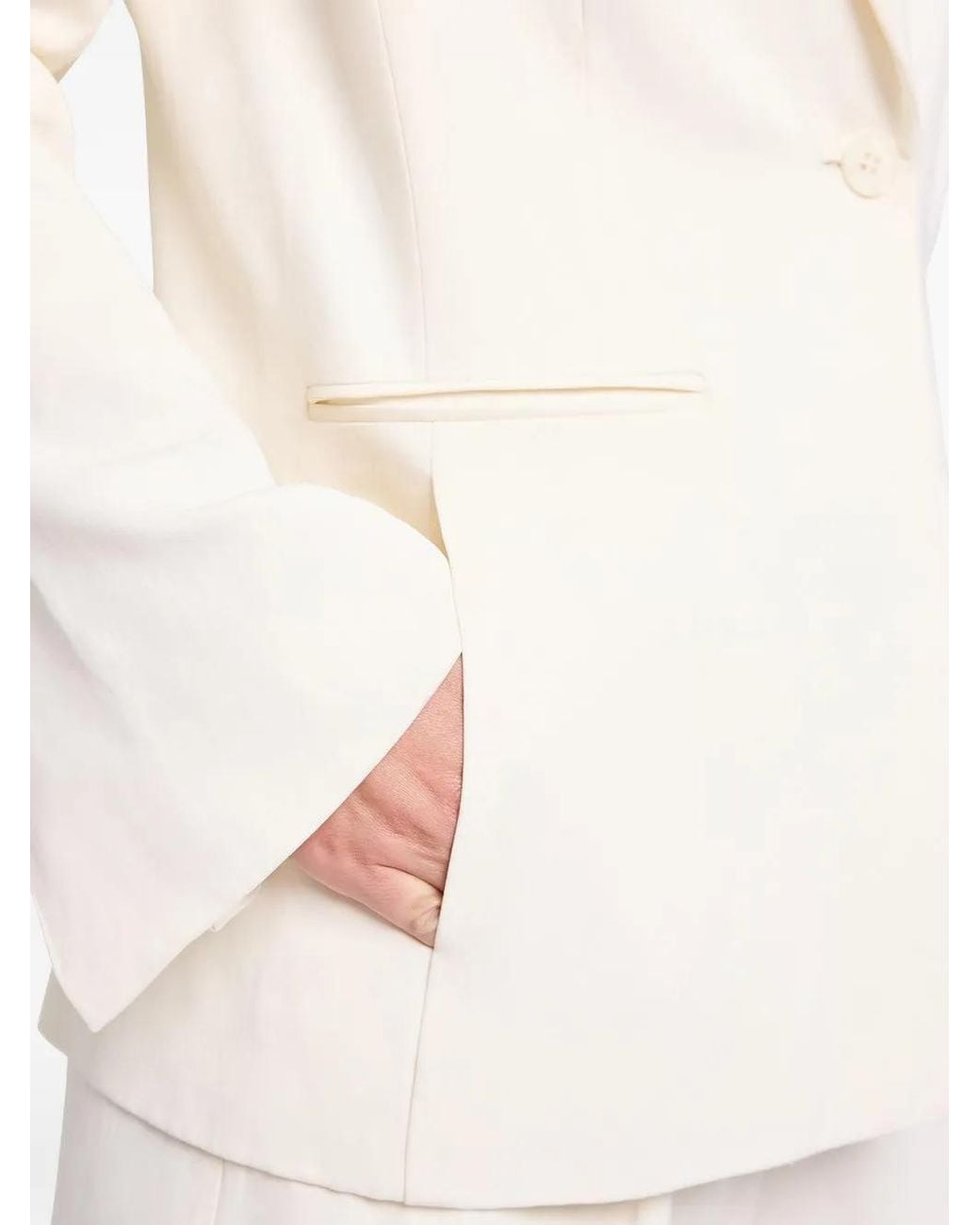 Twp Getailleerde Blazer in het White