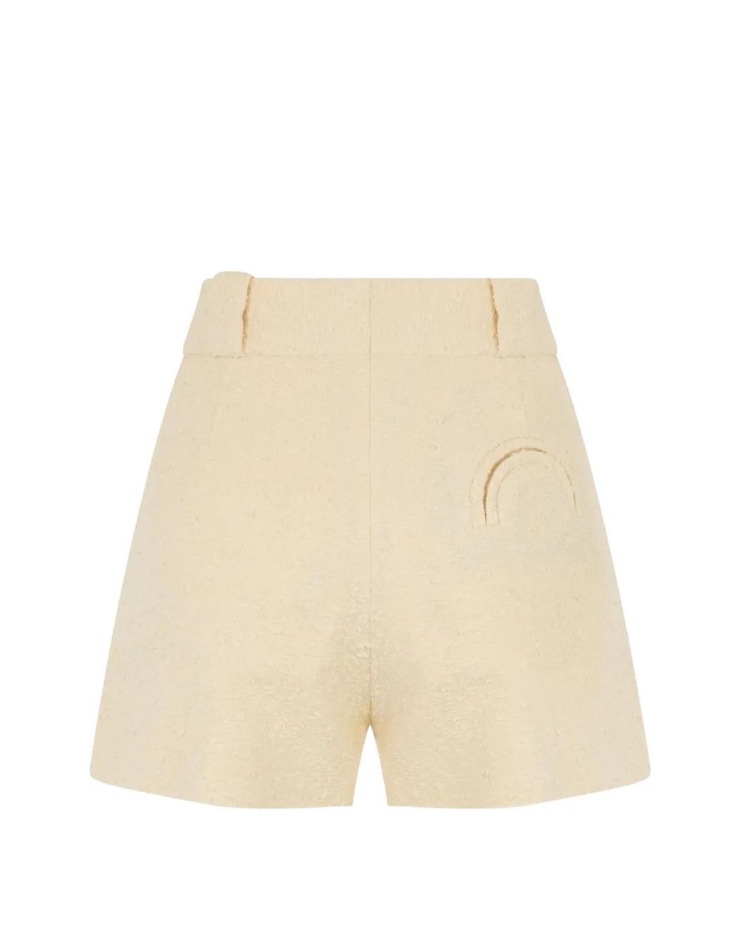 Blazé Milano Natural Pleated Shorts