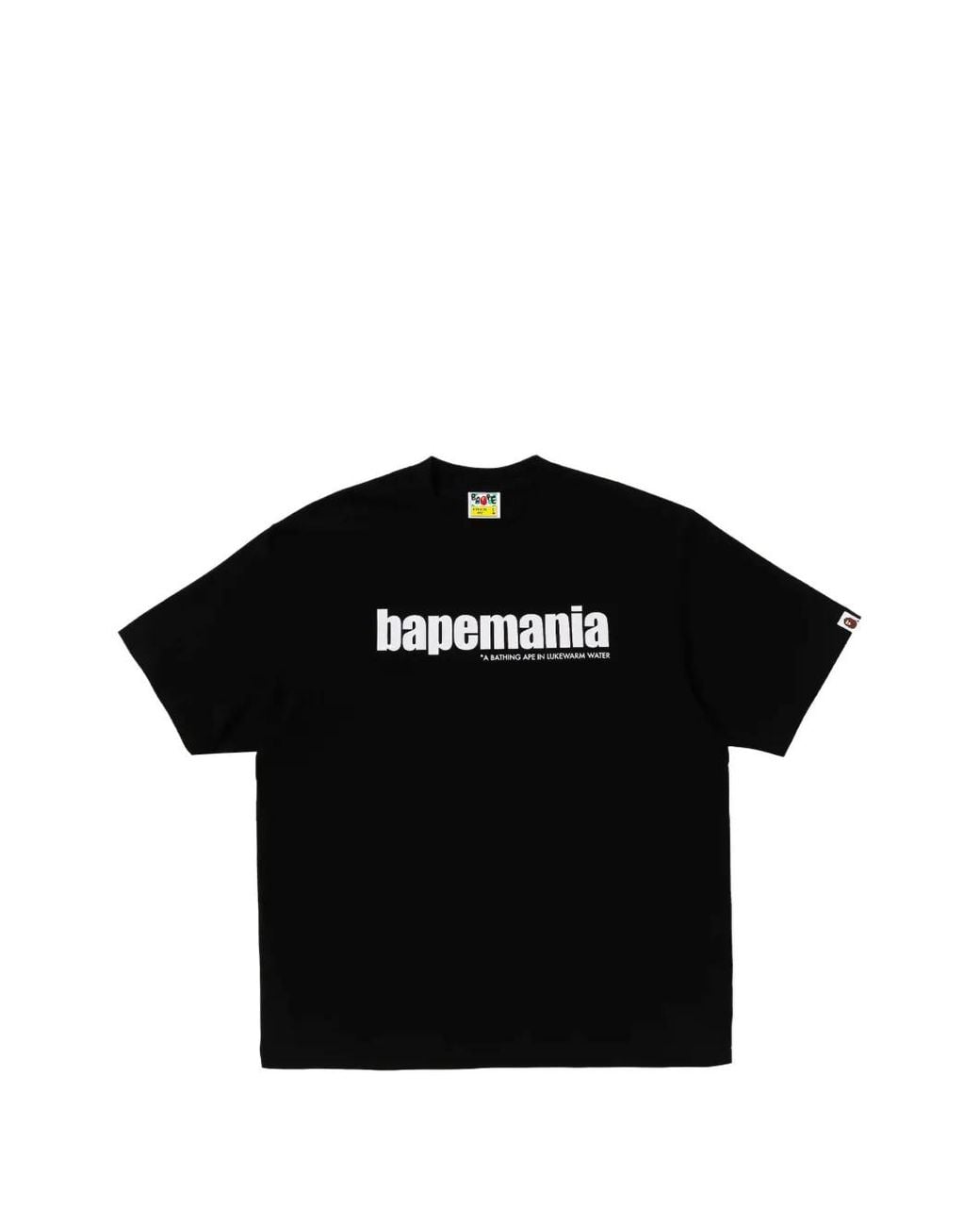 A Bathing Ape Black Logo-Print T-Shirt for men