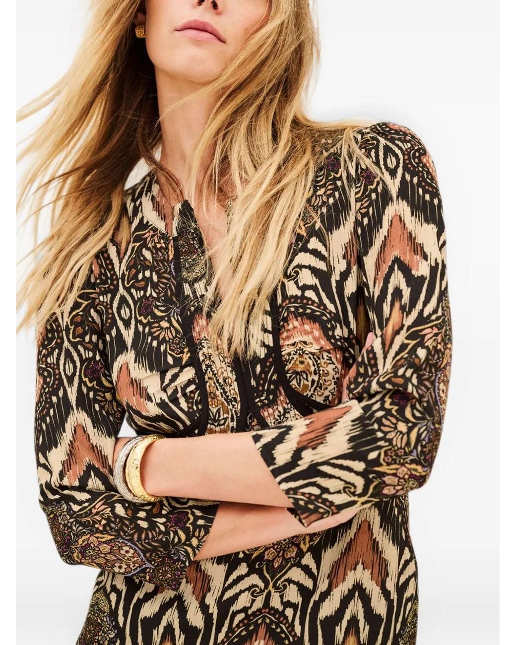 Ba&sh Natural Zonoa Kleid