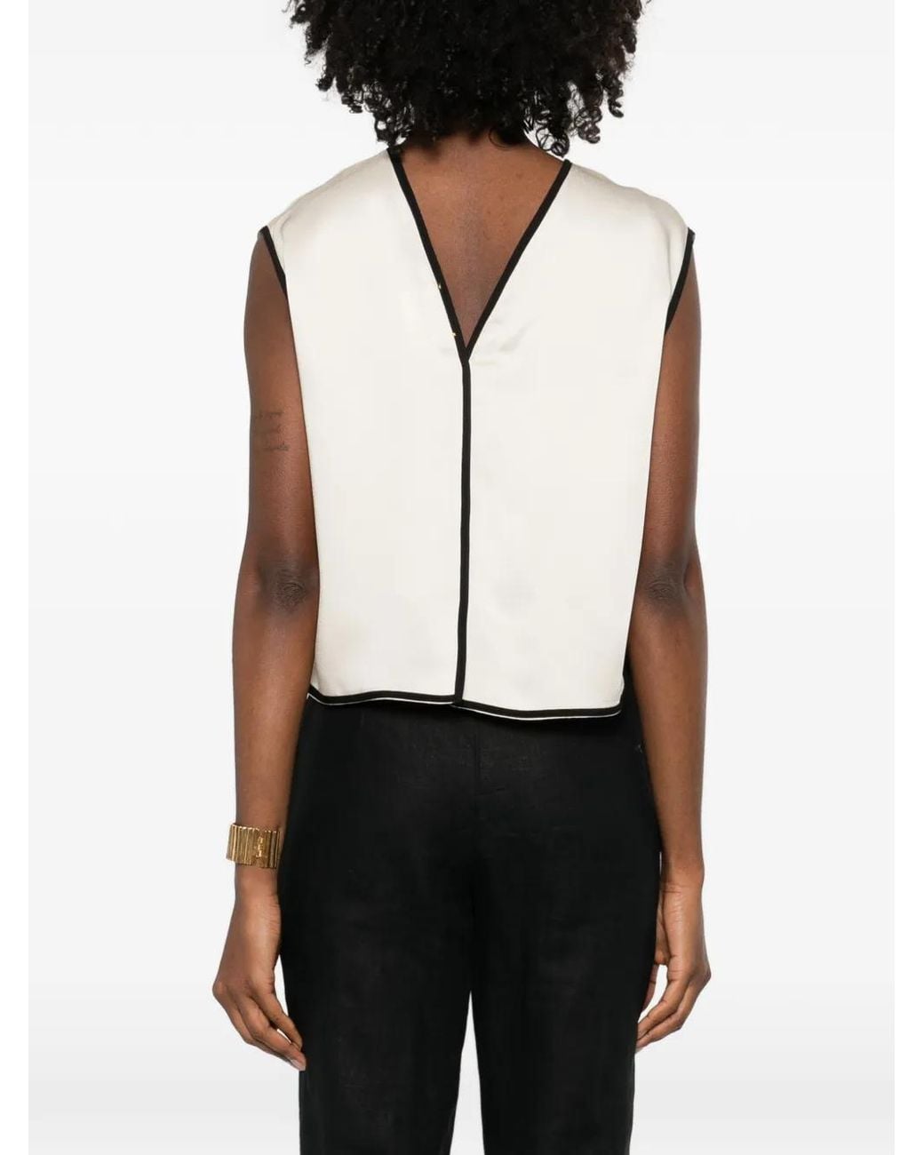 Forte_forte Natural Sleeveless Top