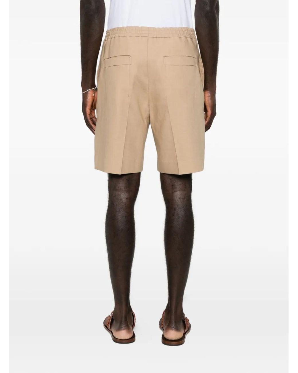 Zegna Natural Oasi Lino Shorts for men