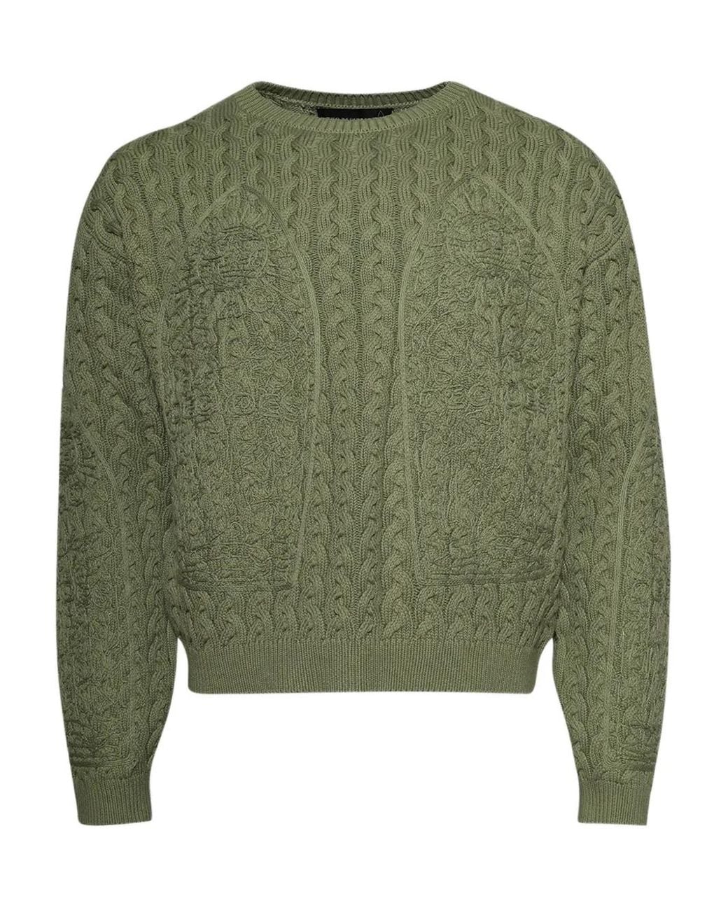 Who Decides War Green Lagoon Sweater for men
