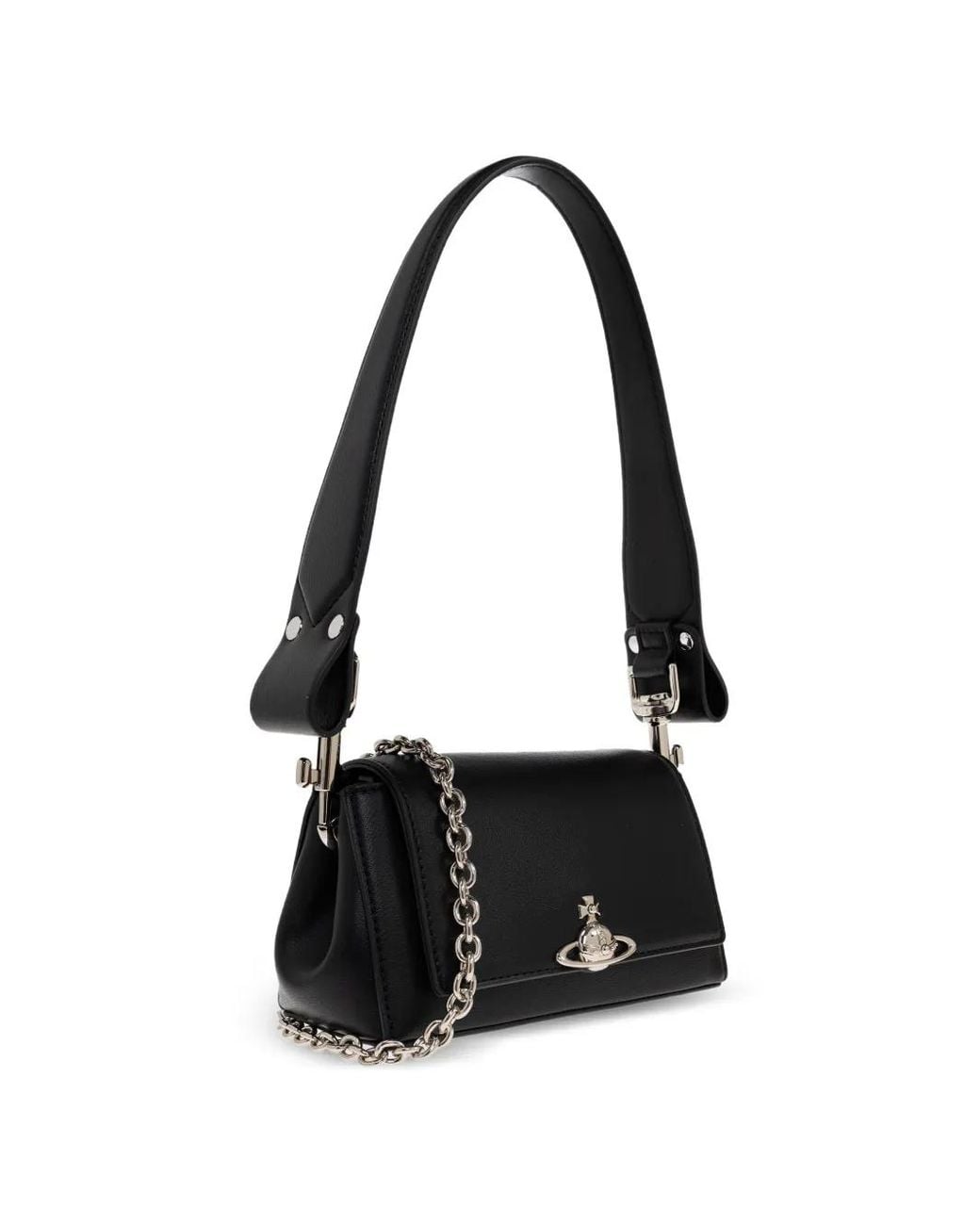 Vivienne Westwood Black Small Hazel Tote Bag