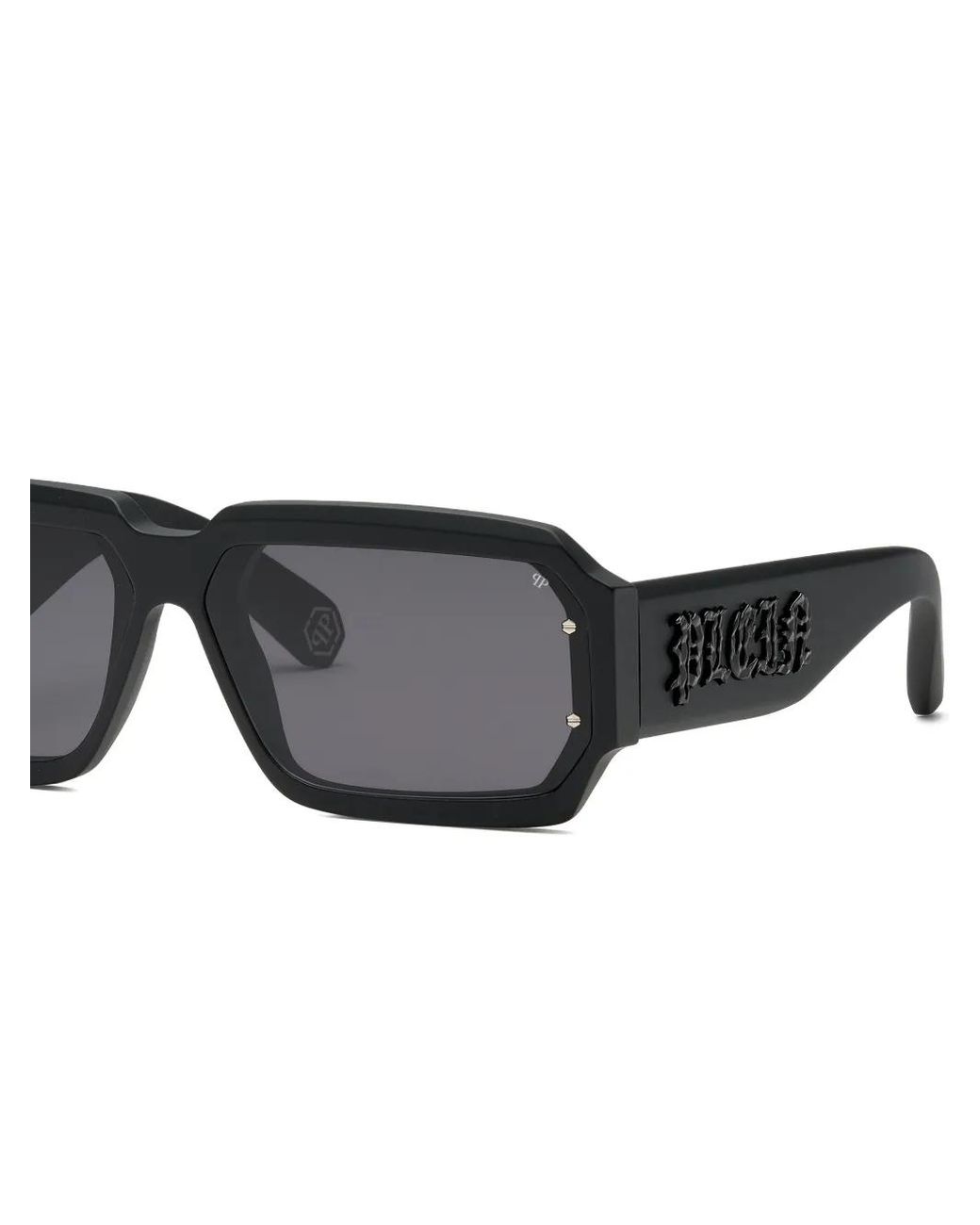 Philipp Plein Black Master Sunglasses for men