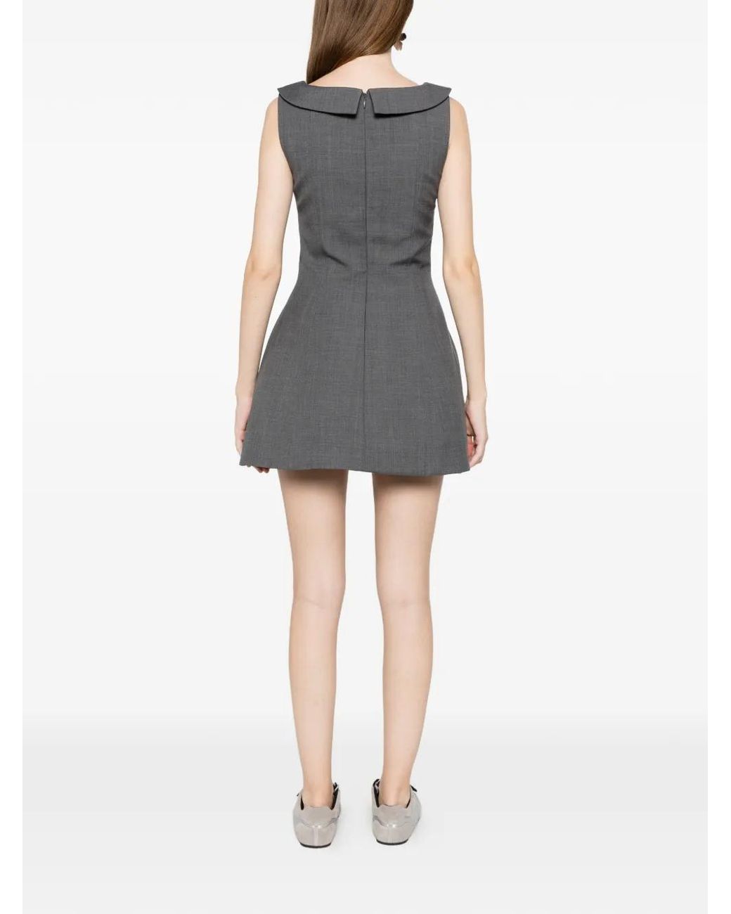 ShuShu/Tong Side-Bow Mini Dress in Gray | Lyst ShuShu/Tong Side-Bow Mini Dress in Gray | Lyst