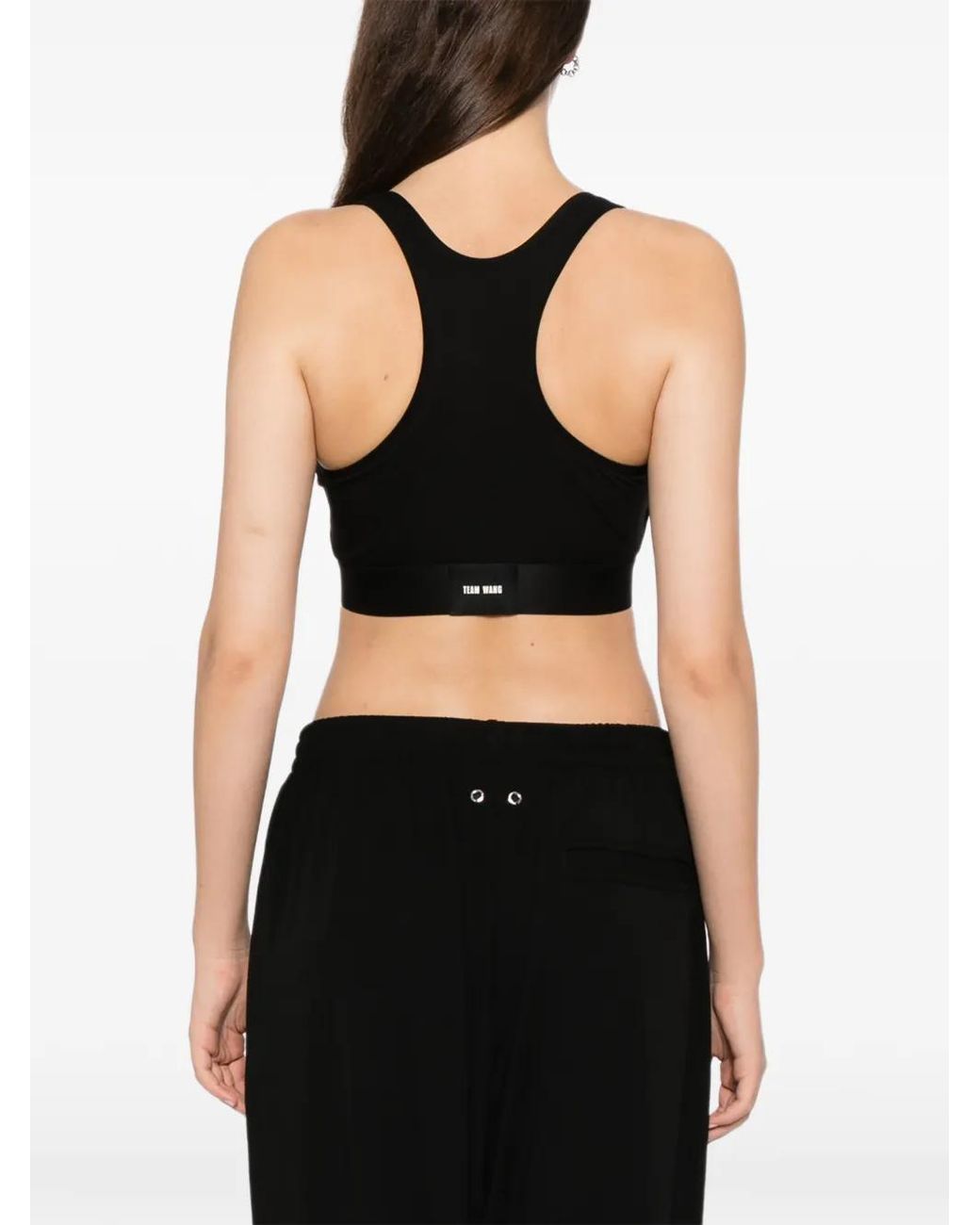 TEAM WANG design Black The Original 1 Sport Bra