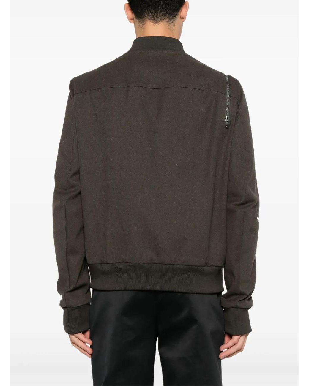 Rick Owens Brown Headon Flightsuit Jacket for men