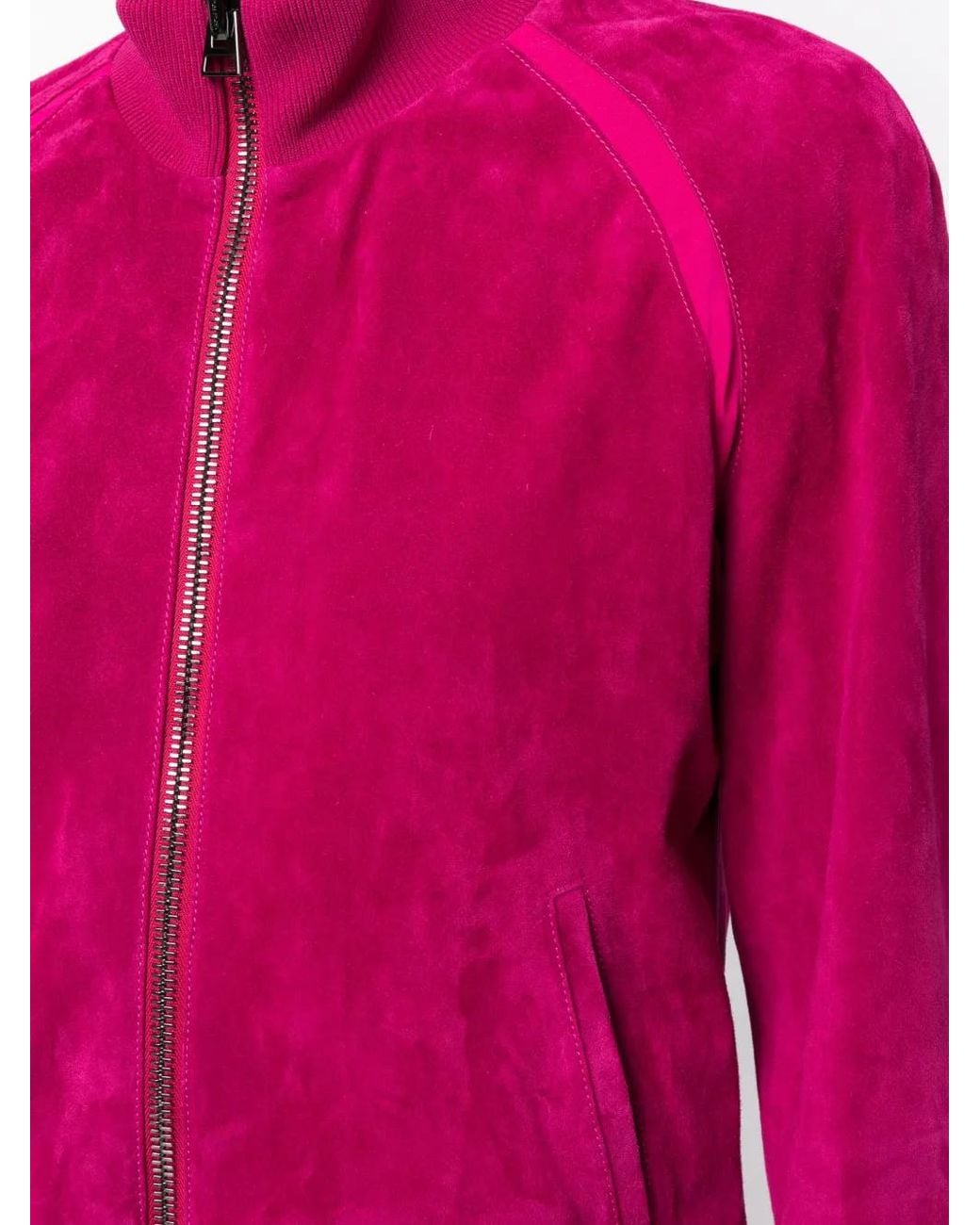 Tom Ford Pink Velvet Track Jacket