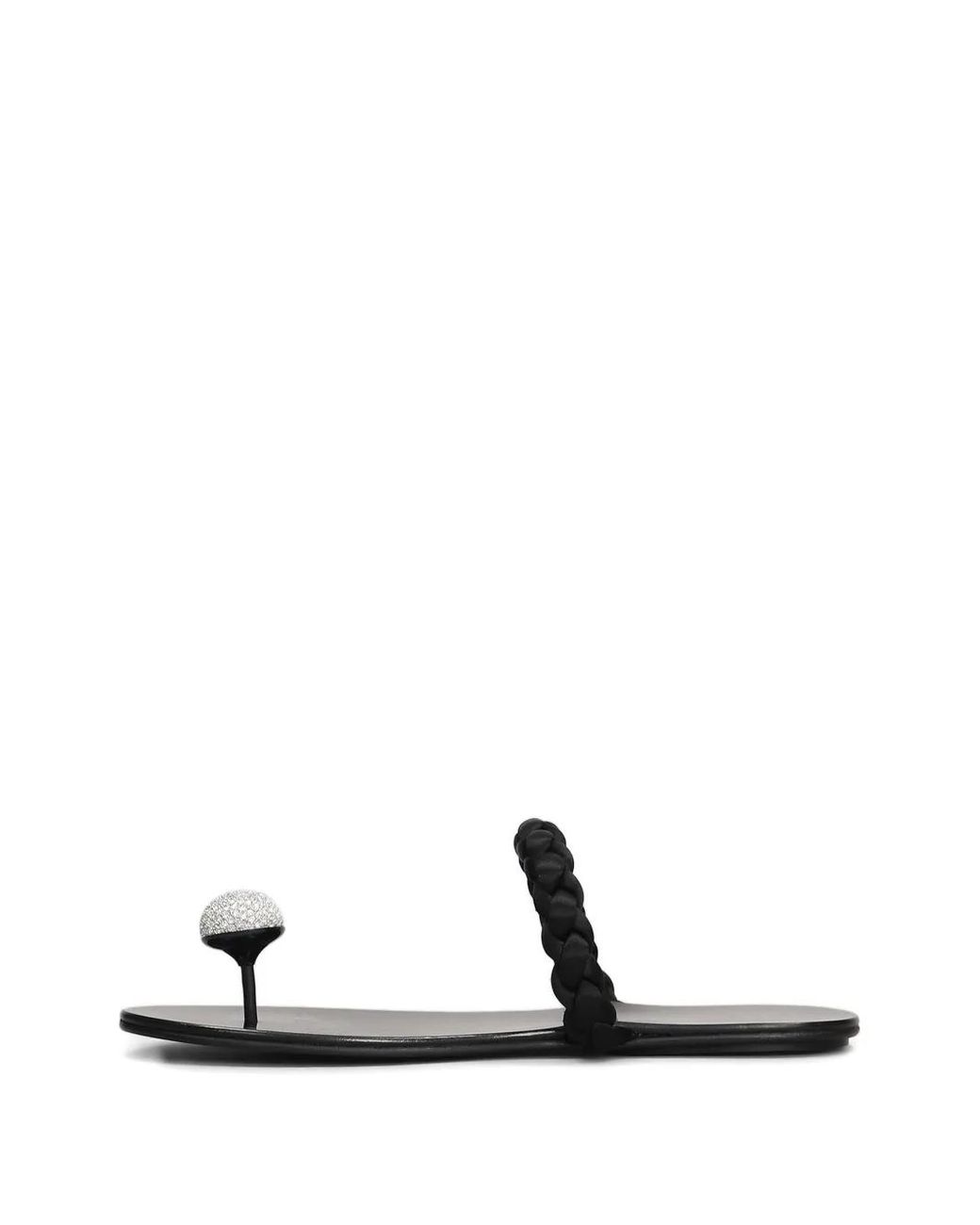 Pedro Garcia White Pipa Flat Sandals