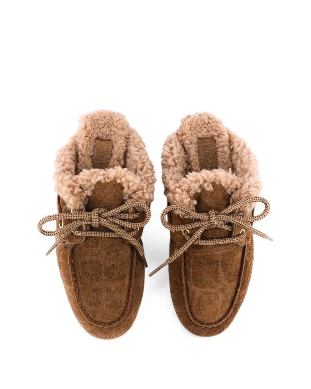 Toral Shoes Brown Blanche Croc-Effect Mules