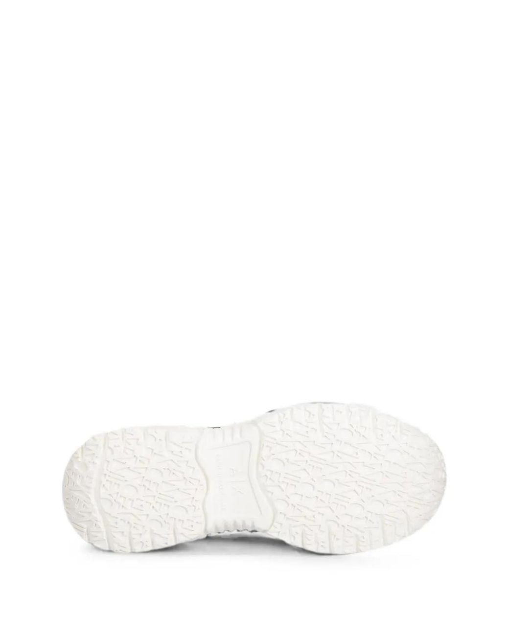 ARMANI EXCHANGE White Logo-Detail Panelled Sneakers