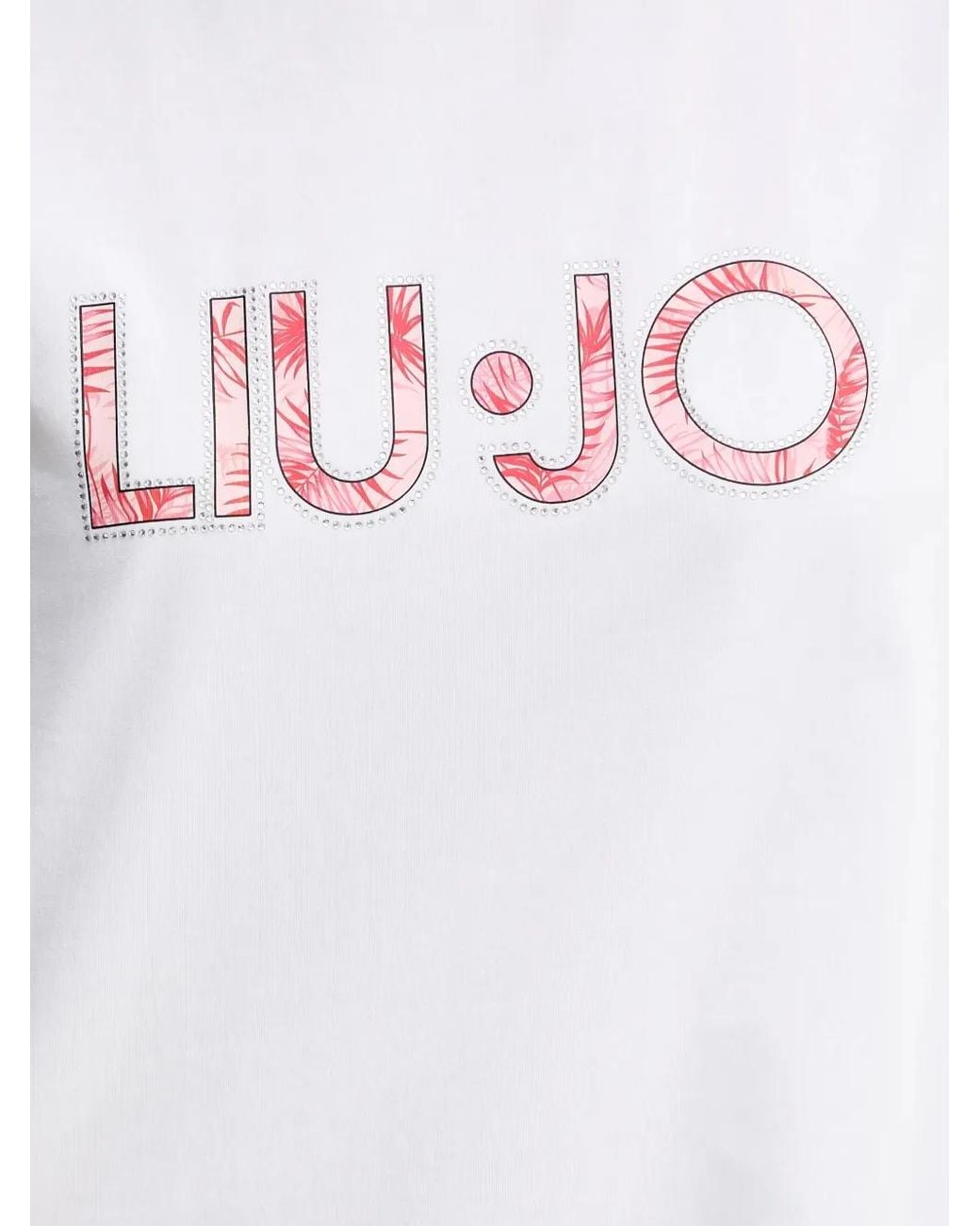 Liu Jo White Logo-Print T-Shirt Mini Dress
