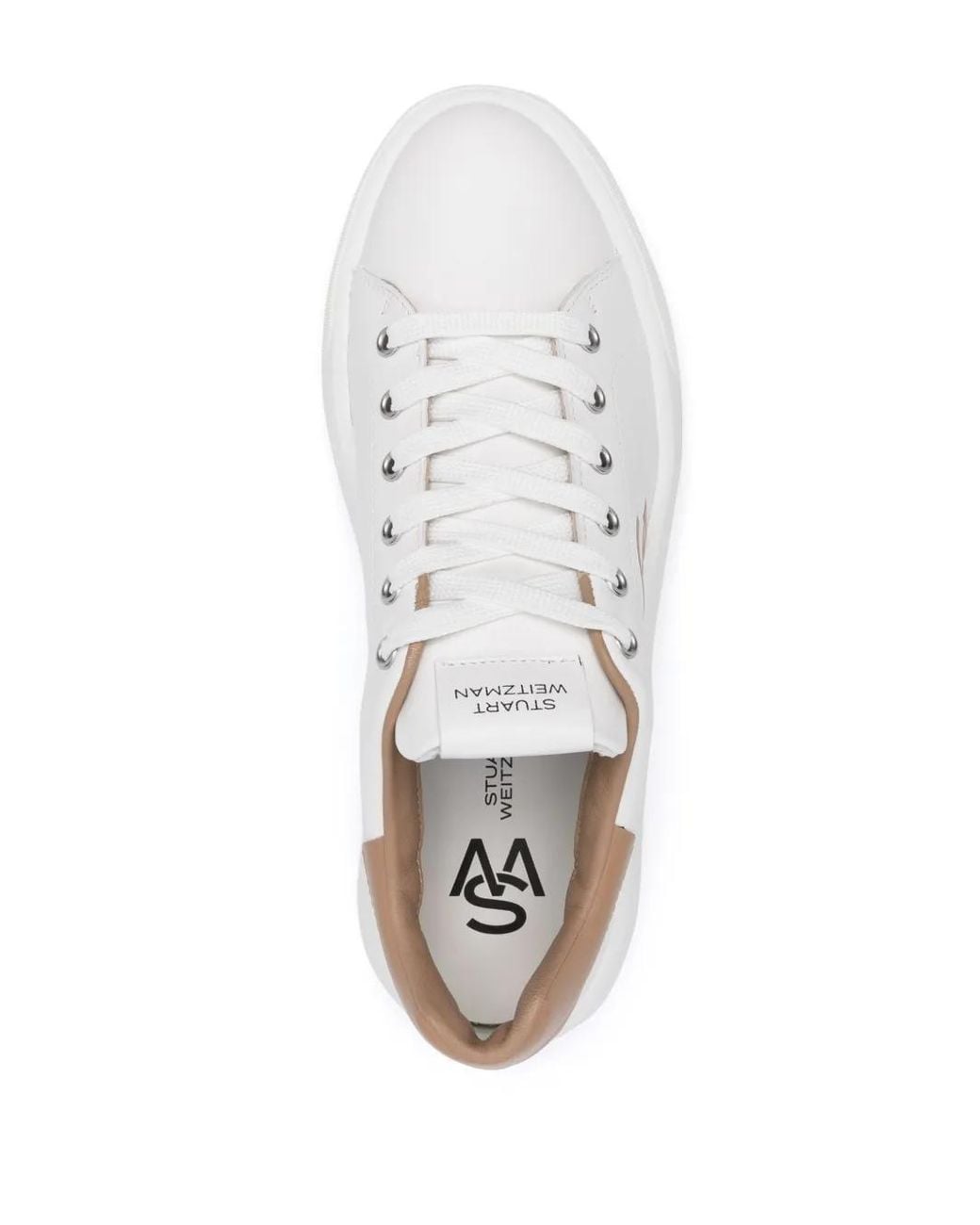 Stuart Weitzman White Sw Pro Sneakers