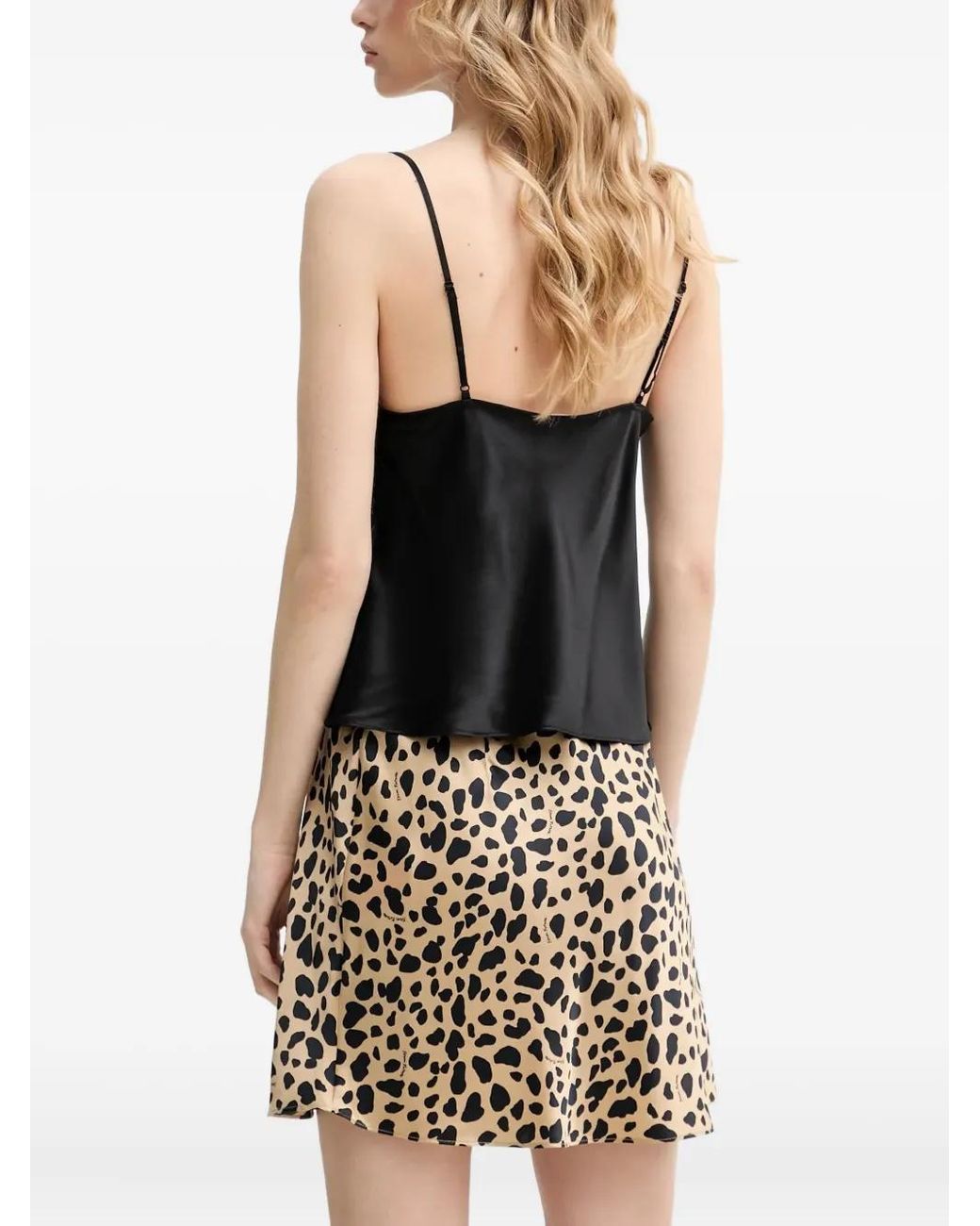 From Future Black V-Neck Strap Top