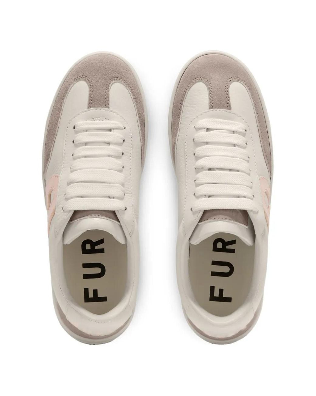 Furla White Step Logo-Detail Sneakers