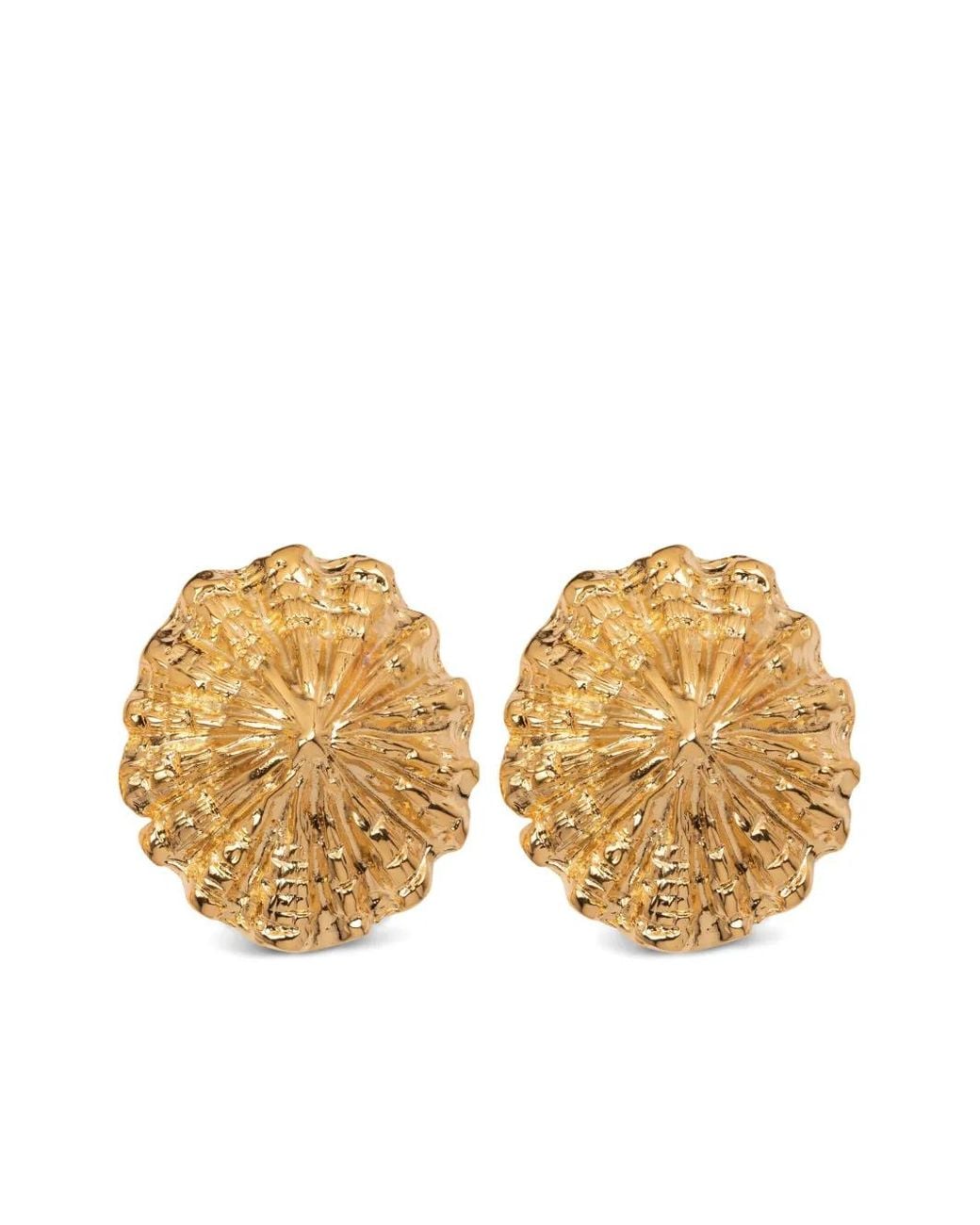 Jennifer Behr Metallic Limpet Earrings