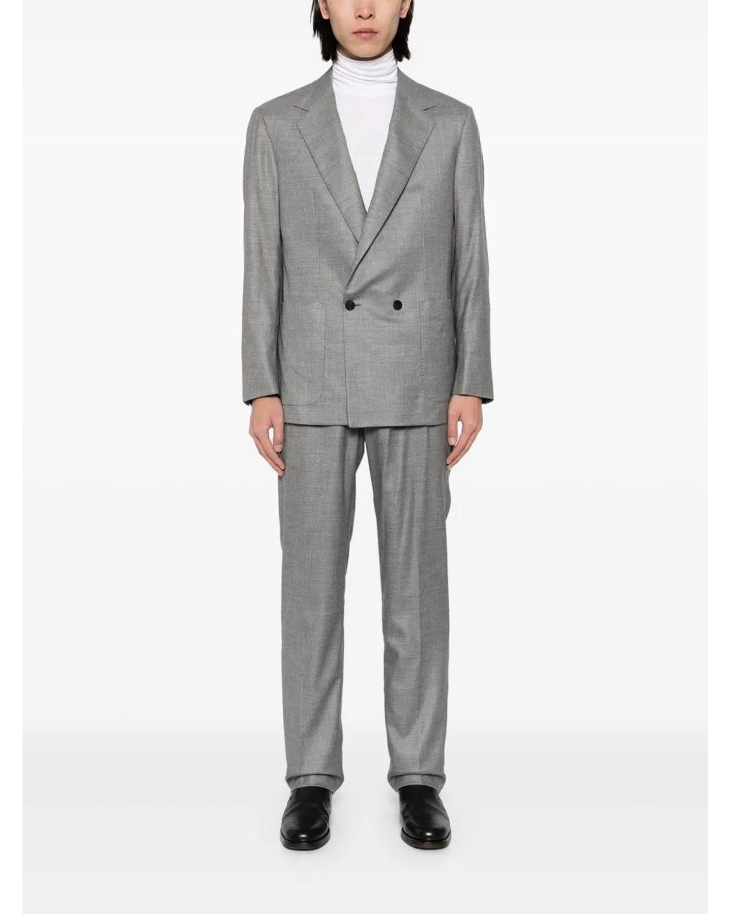 Kiton Gray Two-Piece Suit for men