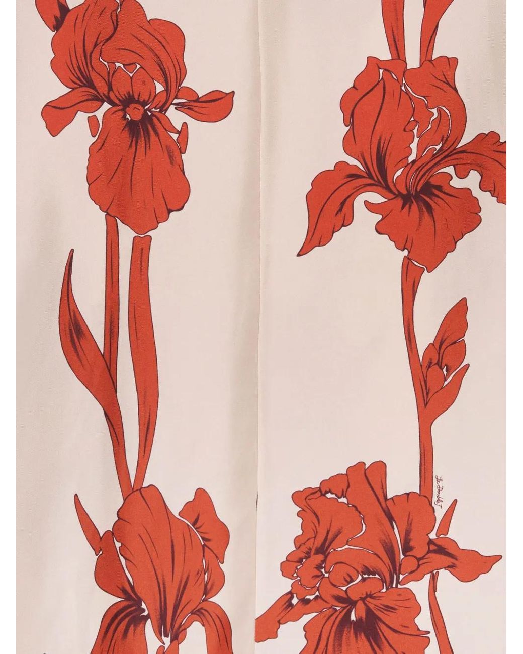 LaDoubleJ Red Floral Maxi Dress